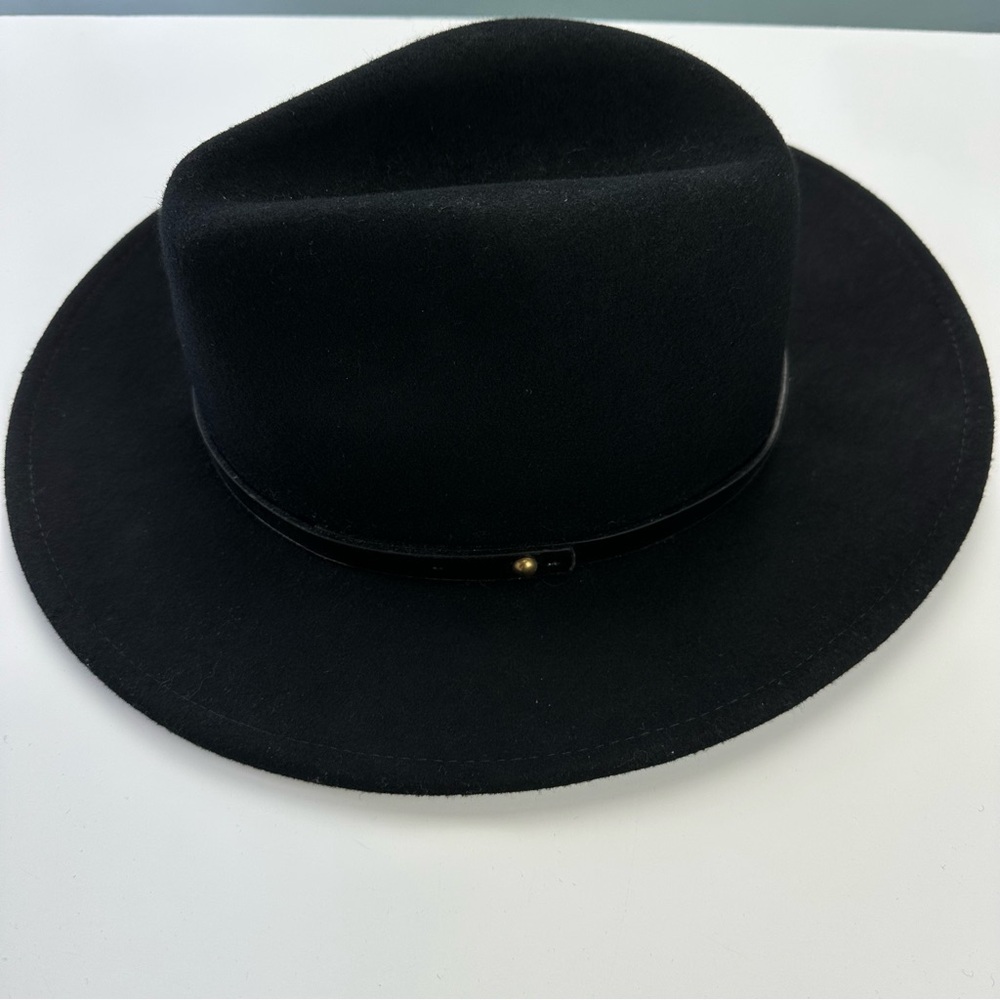Free People Wythe Leather Band Felt Hat - Picture 5 of 10